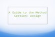 IA Method Section Guide