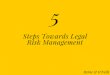 5 Steps Toward Legal Risk Management