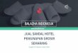 Jual Sandal Hotel Penginapan Grosir Semarang