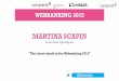 The latest trends in the webranking 2015  - Martina Scapin - Webranking 2015