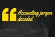 1st Contact's Accounting Jargon Buster