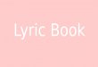 Lyric book