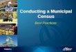 MAGG 2012 - Municipal Census Best Practices