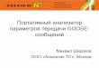 Портативный анализатор параметров передачи GOOSE-сообщений  Михаил Широков - Аналитик-ТС
