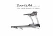 T652 Treadmill Electronics Repair Manual - SportsArt