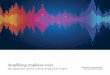Amplifying employee voice exec report