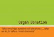 Organ donation