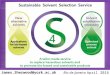 Sustainable Solvent Selection Service (for bio-based solvents)