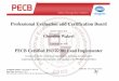 PECB ISO 22301 Certification Certificate