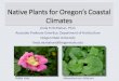 Native plants for oregon’s coastal climates