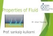 Properties of fluid