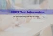 CBEST Test Information
