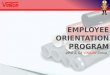 Employee Orientation Program