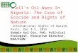 New Cases - Niger delta - Godwin Ojo