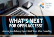 What's Next for Open Access--Part 2