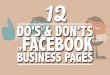 Do's and Don'ts of Facebook Business