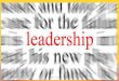 Leadership (organizatinal behavior)