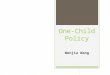 One-child policy