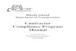 RIDOT Contractor Compliance Program Manual