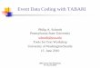 Event Data Coding with TABARI