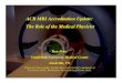 ACR MRI Accreditation Update: The Role of the Medical Physicist