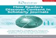How Readers Discover Content in Scholarly Journals: Summary 