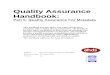 Quality Assurance Handbook: QA For Metadata