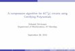 A compression algorithm for AC0[p] circuits using Certifying 