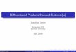 Differentiated Products Demand Systems (A)