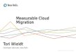 Measureable Cloud Migration