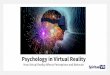 How VR Affects Perception and Behavior - Kristina Surh  SpiritualVR