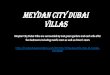 Meydan City Dubai villas
