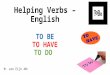 Helping (auxiliary) verbs  english- m. van eijk