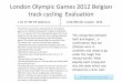 London Olympic Games 2012 Belgian track cycling  Evaluation Wiggins