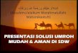 Presentasi Solusi Umroh Haji & Peluang Usaha Duta SDW
