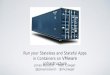 VMworld 2015 San Francisco - CNA5520 - Run your Stateful and Stateless Apps in Containers on VMware infrastructure