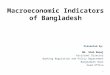 Macroeconomic Indicators of Bangladesh Economy