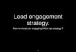 How to create a Lead Engagement Strategy?