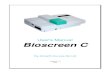 Bioscreen User manual