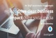 How to drive clear business impact using social media