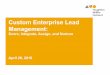 Custom Enterprise Lead Management: Score, Integrate, Assign, and Nurture
