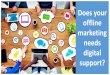 Does offline marketing needs digital support?