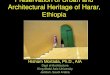 Preservation of Architectural & Urban Heritage of Harar, Ethiopia