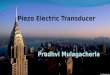 Piezo Electric Transducer