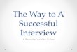 The Way to a Successful Interview