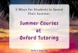 5 Ways for Students to Spend their Summer: Summer Courses
