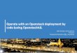 Operate with an openstack deployment by code