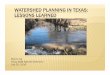 Watershed planning in texas   ling