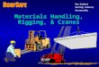 Materials Handling, Rigging, & Cranes