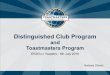 The distinguished club program